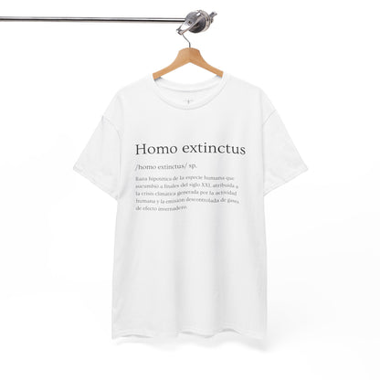 Homo extinctus Definition Spanish Version | Homo extinctus T-Shirt