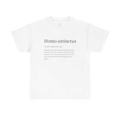 Homo extinctus Definition English Version | Homo extinctus T-Shirt
