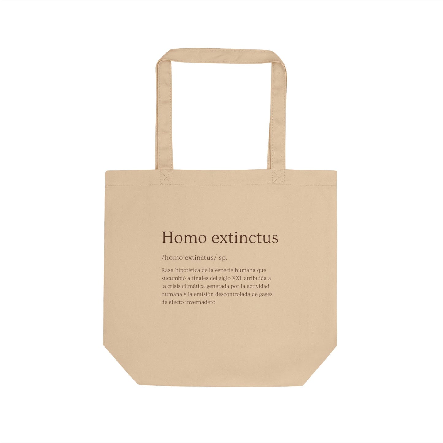 Homo extinctus Definition Spanish Version Tote Bag | Eco Tote Bag