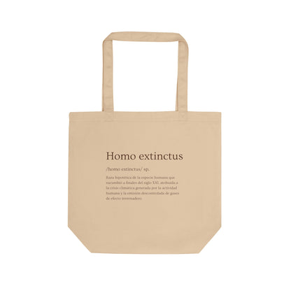 Homo extinctus Definition Spanish Version Tote Bag | Eco Tote Bag