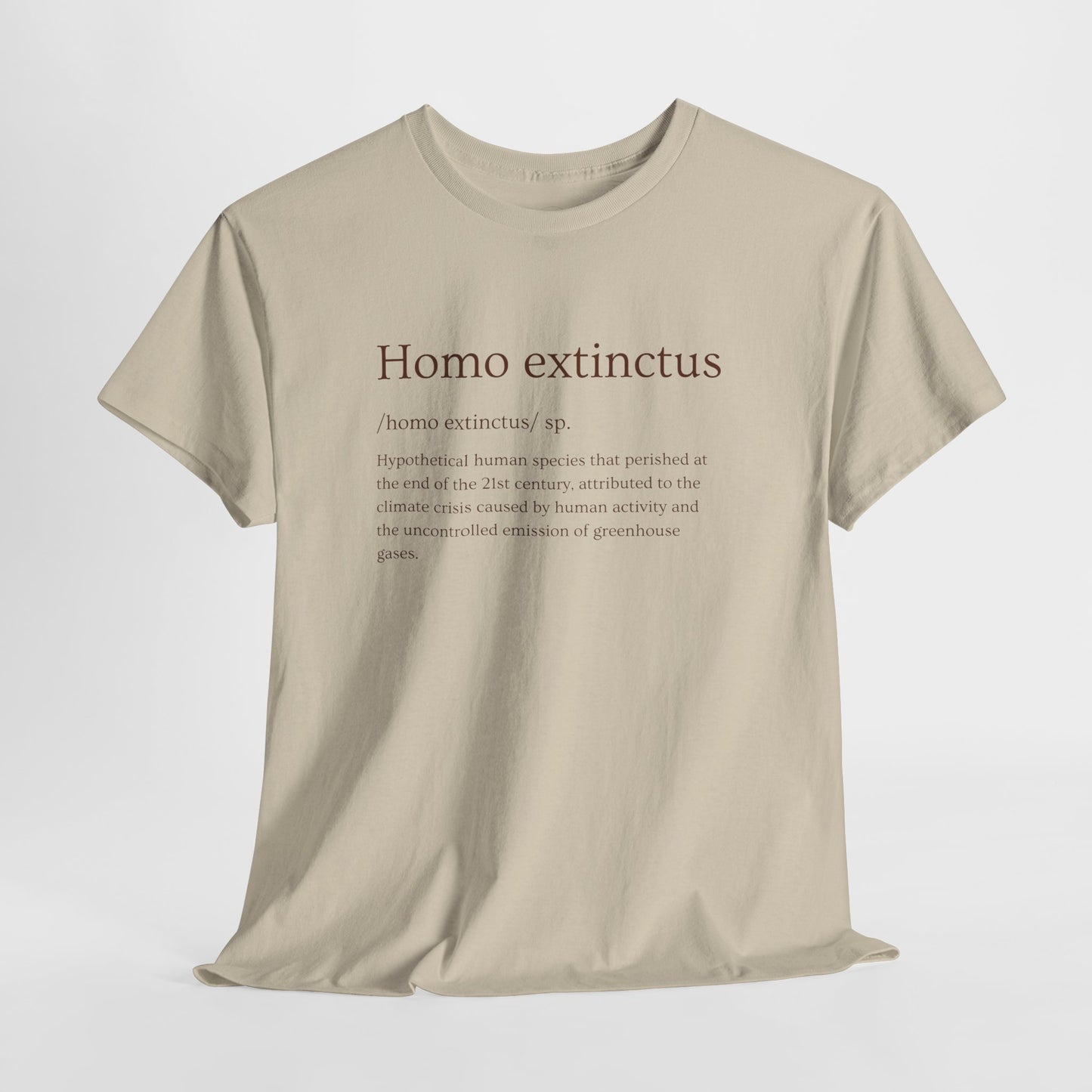 Homo extinctus Definition English Version | Homo extinctus T-Shirt