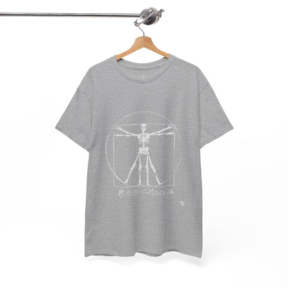 Vitruvian Skeleton Illustration | Homo extinctus T-Shirt