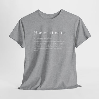 Homo extinctus Definition English Version | Homo extinctus T-Shirt
