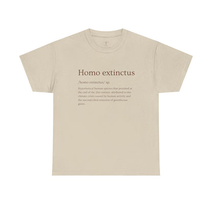 Homo extinctus Definition English Version | Homo extinctus T-Shirt