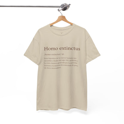 Homo extinctus Definition Spanish Version | Homo extinctus T-Shirt