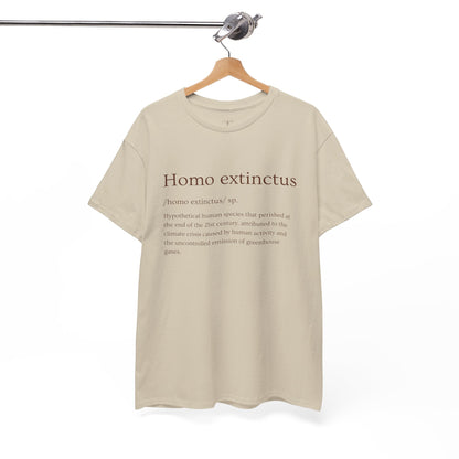 Homo extinctus Definition English Version | Homo extinctus T-Shirt