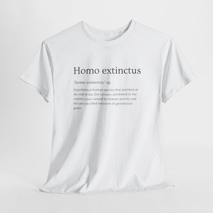 Homo extinctus Definition English Version | Homo extinctus T-Shirt