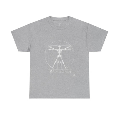 Vitruvian Skeleton Illustration | Homo extinctus T-Shirt
