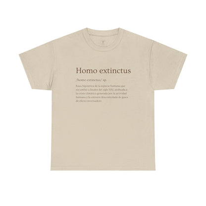 Homo extinctus Definition Spanish Version | Homo extinctus T-Shirt