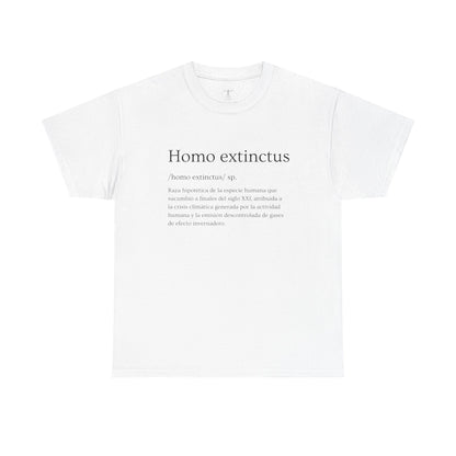 Homo extinctus Definition Spanish Version | Homo extinctus T-Shirt
