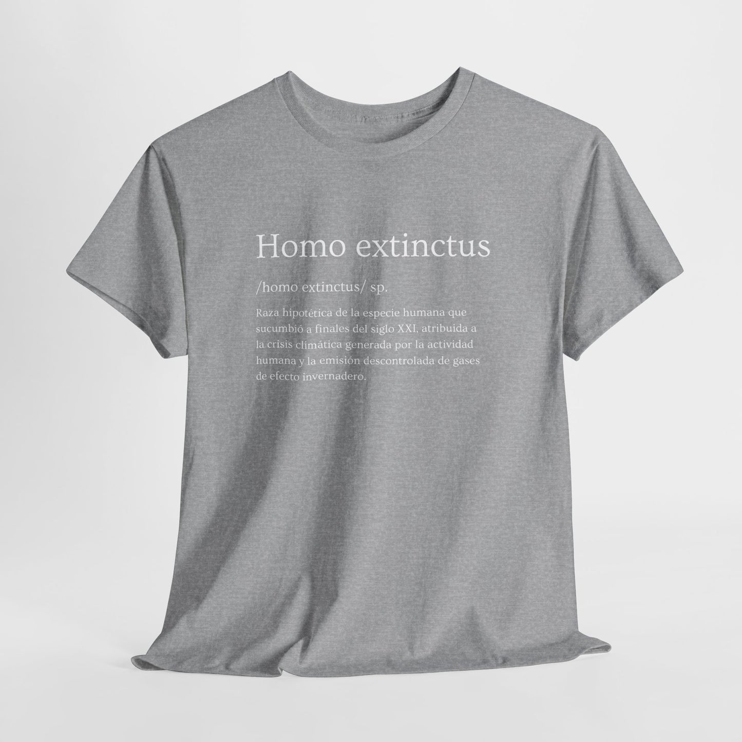 Homo extinctus Definition Spanish Version | Homo extinctus T-Shirt