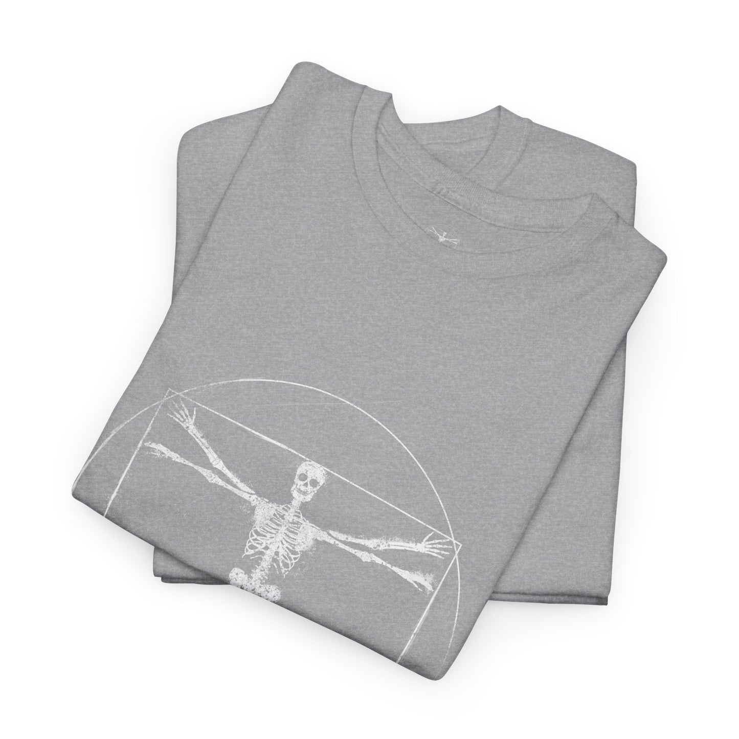 Vitruvian Skeleton Illustration | Homo extinctus T-Shirt